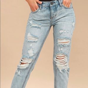 Oneteaspoon light wash awesome baggie jeans